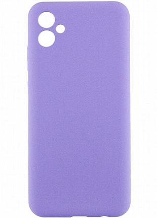 Чехол silicone cover lakshmi full camera (aaa) для samsung galaxy a05 сиреневый / dasheen