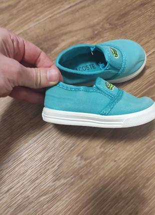 Дитячі мокасини lacoste 2