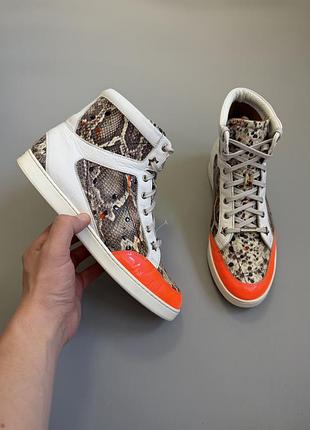 Кеды jimmy choo shaded snake print 39(25см) golden goose hogan