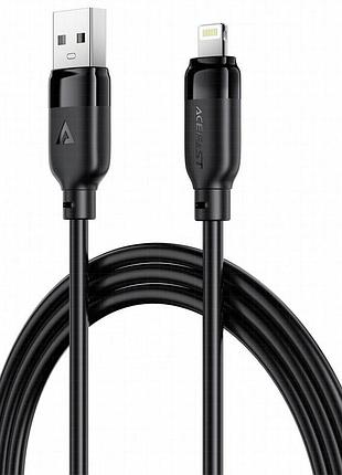 Дата кабель acefast c16-06 usb to lightning 2.4a (2m) black 2