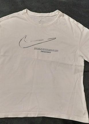 Футболка nike boy swoosh (розмір l) оверсайз крій