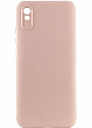 Чехол silicone cover lakshmi full camera (aaa) для xiaomi redmi 9a розовый / pink sand