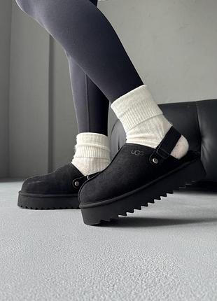 Ugg lanah clog platform black 5