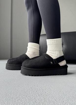 Ugg lanah clog platform black 4