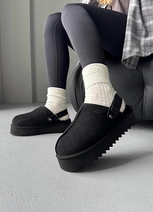 Ugg lanah clog platform black 6
