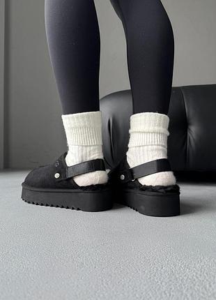 Ugg lanah clog platform black 7
