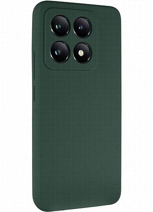 Чехол silicone cover lakshmi full camera (aaa) для xiaomi 14t зеленый / cyprus green