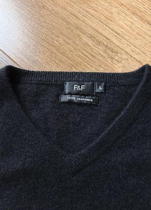 Кашемировый джемпер массивный f&amp;f 5