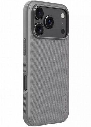 Чехол nillkin matte pro для apple iphone 17 pro / 18 pro (6.3") titanium gray