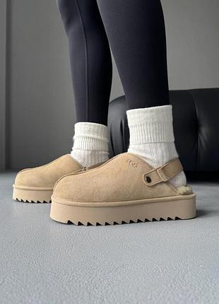 Ugg lanah clog platform beige 5