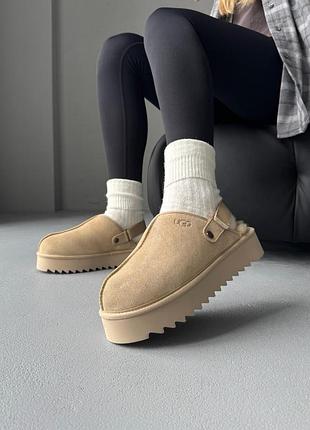Ugg lanah clog platform beige 4