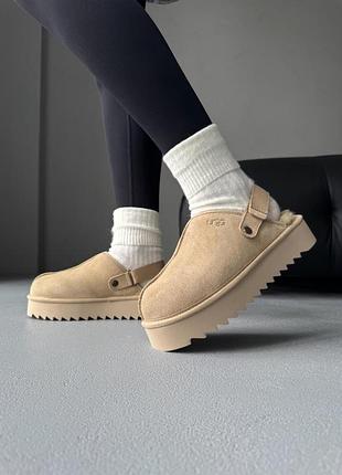 Ugg lanah clog platform beige 7