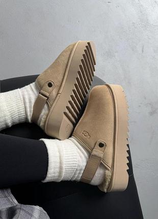 Ugg lanah clog platform beige 2