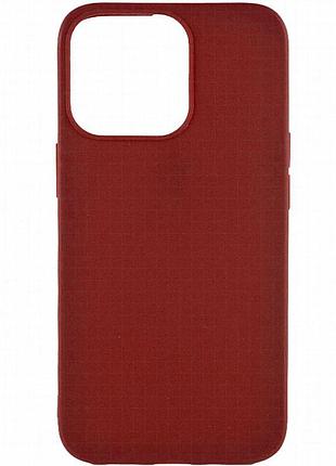 Силиконовый чехол candy для apple iphone 13 pro max (6.7") бордовый