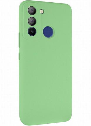 Чехол silicone cover lakshmi full camera (aaa) для tecno pop 5 lte мятный / mint