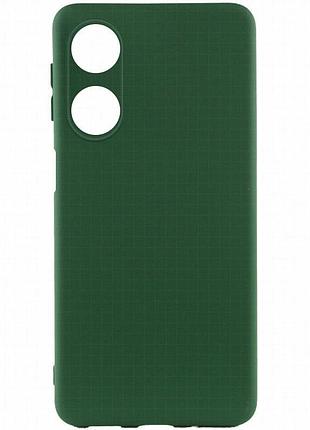 Чехол silicone cover lakshmi full camera (a) для oppo a38 / a18 зеленый / dark green