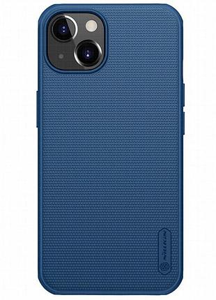 Чехол nillkin matte magnetic pro для apple iphone 15 (6.1") синий / blue