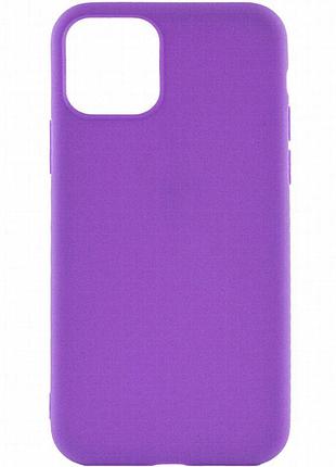 Силиконовый чехол candy для apple iphone 12 pro max (6.7") сиреневый