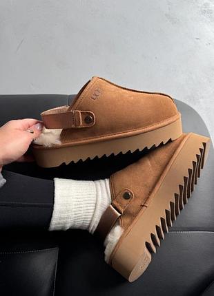 Ugg lanah clog platform chestnut 7