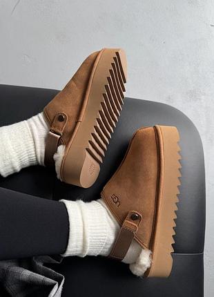 Ugg lanah clog platform chestnut 8