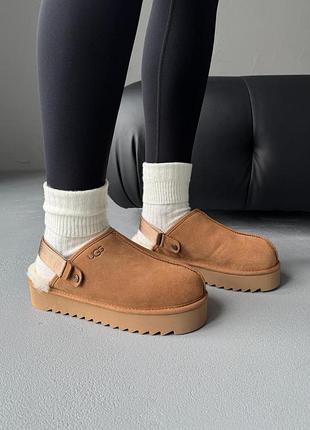Ugg lanah clog platform chestnut 5