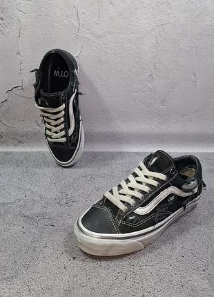 Кроссовки vans otw old skool 36 vibram кеды distressed silver