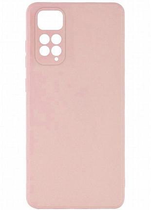 Силиконовый чехол candy full camera для xiaomi redmi note 11 (global) / note 11s розовый / pink sand