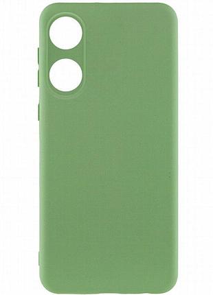 Чехол silicone cover lakshmi full camera (a) для oppo a58 4g зеленый / pistachio