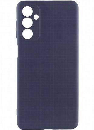 Чехол silicone cover lakshmi full camera (a) для samsung galaxy m34 5g синий / midnight blue