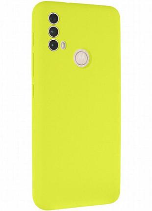 Чехол silicone cover lakshmi full camera (aaa) для motorola moto e40 желтый / yellow