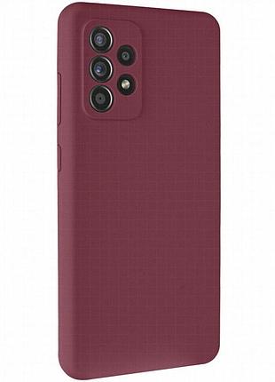 Чехол silicone cover lakshmi full camera (aaa) для samsung galaxy a52 4g / a52 5g / a52s бордовый / plum