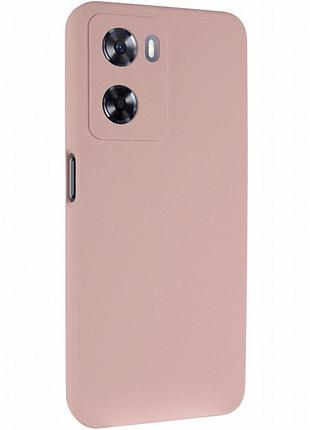 Чехол silicone cover lakshmi full camera (aaa) для oppo a57s / a77s розовый / pink sand