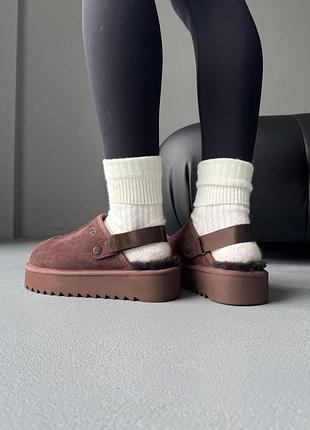Ugg lanah clog platform brown 3
