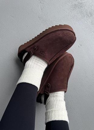 Ugg lanah clog platform brown 7