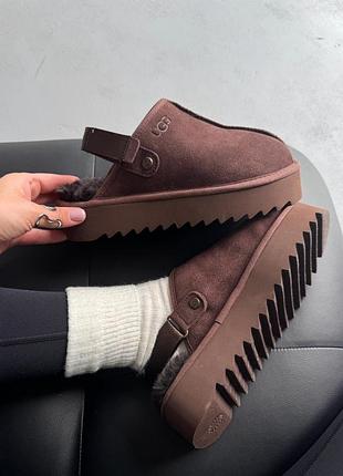 Ugg lanah clog platform brown 5