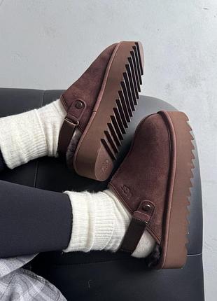 Ugg lanah clog platform brown 10