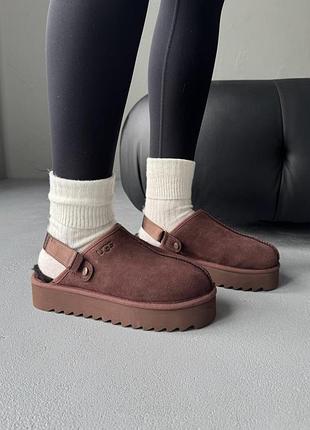 Ugg lanah clog platform brown 4