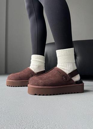 Ugg lanah clog platform brown 6