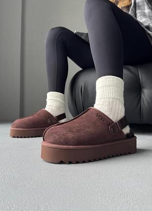 Ugg lanah clog platform brown 9