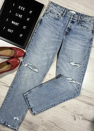 Джинсы zara с дырками