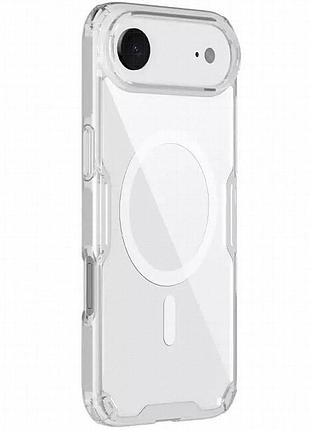 Tpu чехол nillkin nature pro magnetic для apple iphone 17 air (6.5") бесцветный (прозрачный)