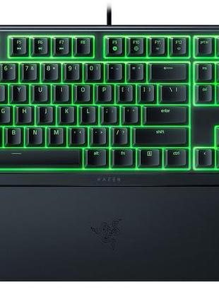 Клавиатура мембранная razer ornata v3 x 104key, usb-a, en/uk, rgb, черный