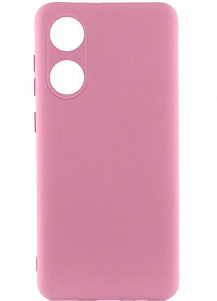 Чехол silicone cover lakshmi full camera (a) для oppo a58 4g розовый / pink