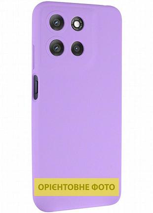 Чехол silicone cover lakshmi full camera (aaa) для motorola moto g15 4g сиреневый / dasheen