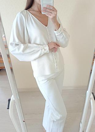 Біла блуза sezane 3