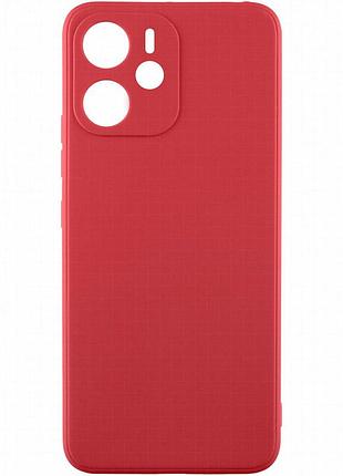 Силиконовый чехол candy full camera для xiaomi redmi note 14 4g (europe version) бордовый / burgundy