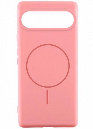 Чехол silicone cover lakshmi (aa) with magnetic fit для google pixel 10 / 10 pro розовый / light pink