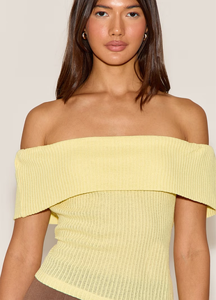 Топ жіночий prettylittlething лимонний uk 12