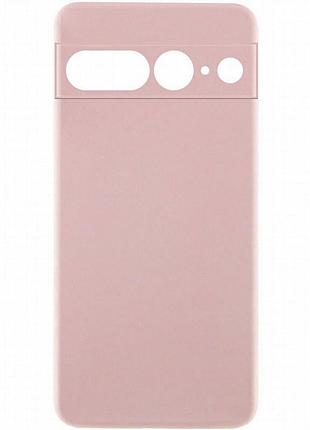 Чехол silicone cover ummi lakshmi full camera (aa) для google pixel 7 pro розовый / pink sand