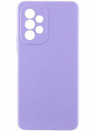 Чехол silicone cover lakshmi full camera (aaa) для samsung galaxy a13 4g сиреневый / dasheen